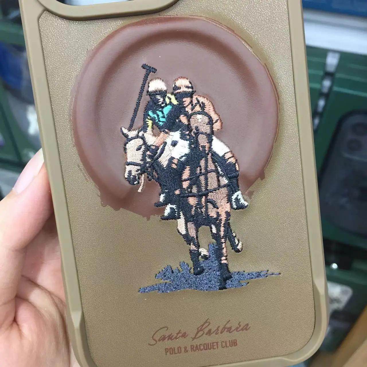 POLO Style New 3D Protruding Magnetic Shockproof Case for iPhone 16 Pro Max Made of Durable PC Material