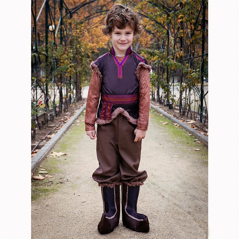 Kristoff Costume Cosplay Kids Ice Master Halloween
