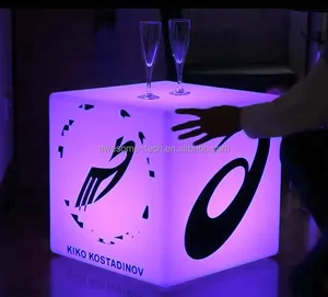 LED Night Light Modern Design Adjustable Square Night Light Customized Logo Decorative Lights Color-Changing Table Lamp