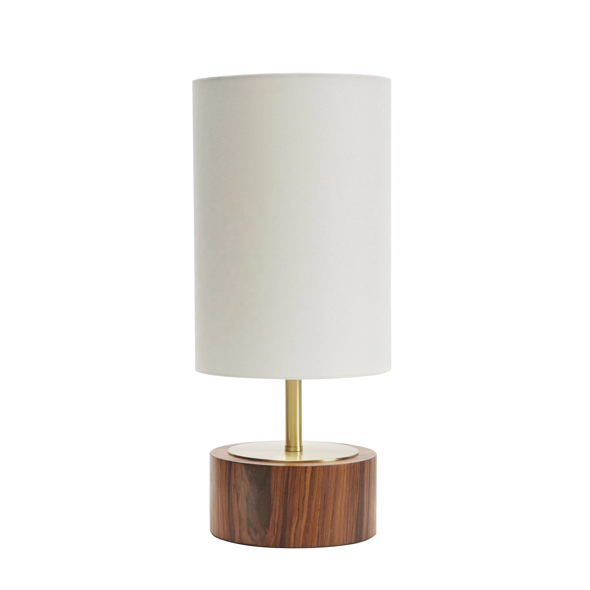 Touch desk lamp with wood grain on brass surface,table lamp