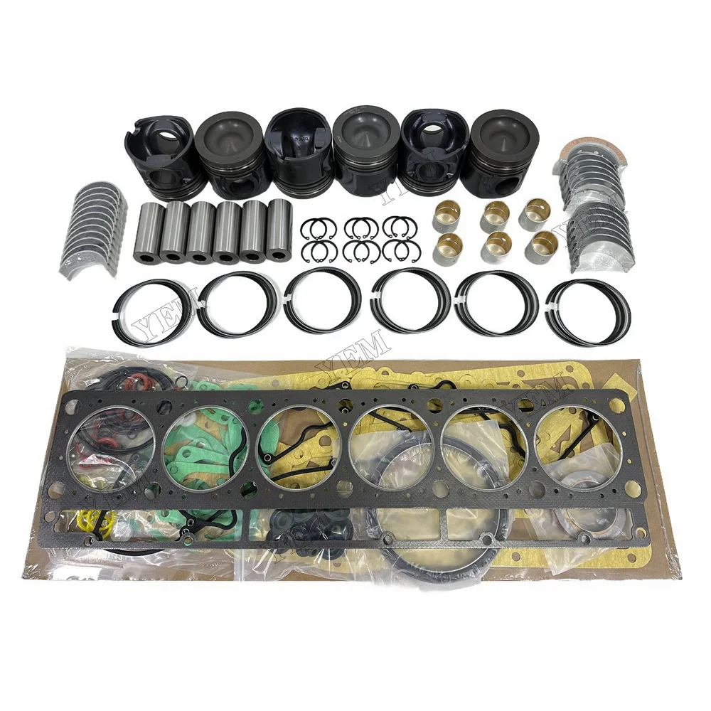 C7 Engine Rebuild Kit With Bearings Piston Ring Cylinder Gaskets Fits for Caterpillar Engine Replacement Parts 2