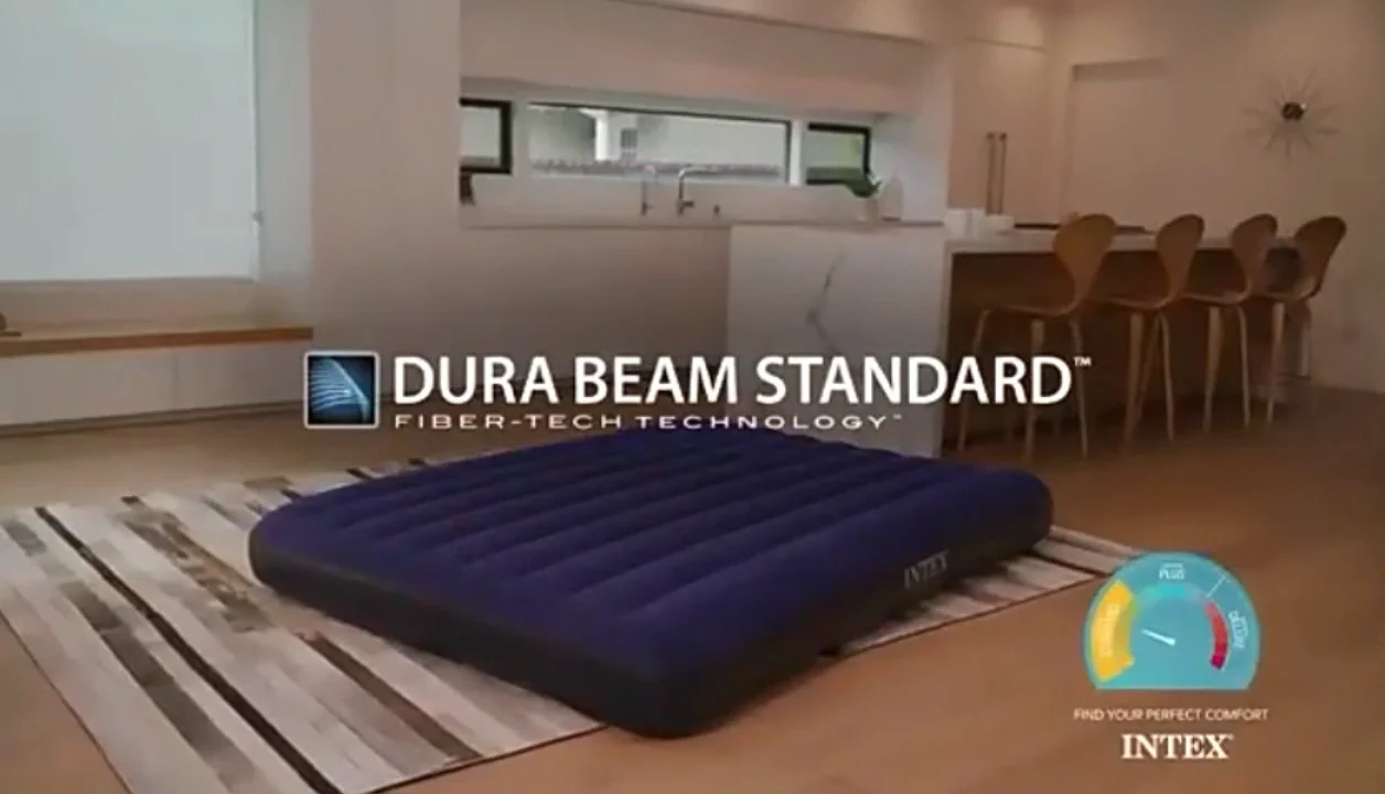 Intex 64759 Inflatable Air Bed Family Children Air Mattress Camping