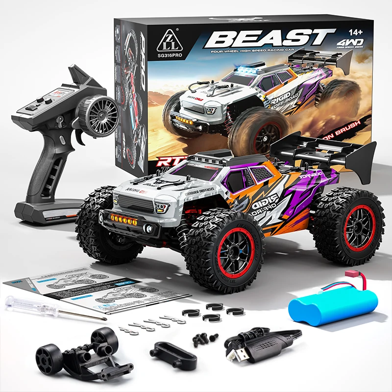 ZLL SG316 Max RC Car Brushless 1:16 80KM/h High Speed 4x4