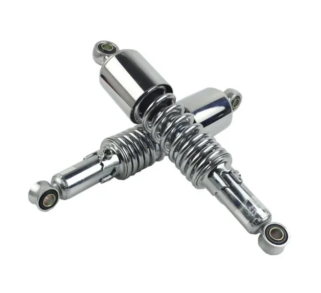 Chrome Rear Shock Absorber Springs For Suzuki GN 125 / TU 125 (1989-2001) - Vc