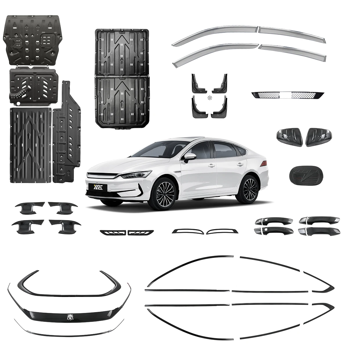 Новинка Внешние детали для BYD Qin Plus Аксессуары для внешнего тюнинга автомобиля