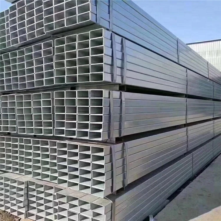 Galvanized square steel. Труба стальная квадратная. Galvanized Square Pipe.