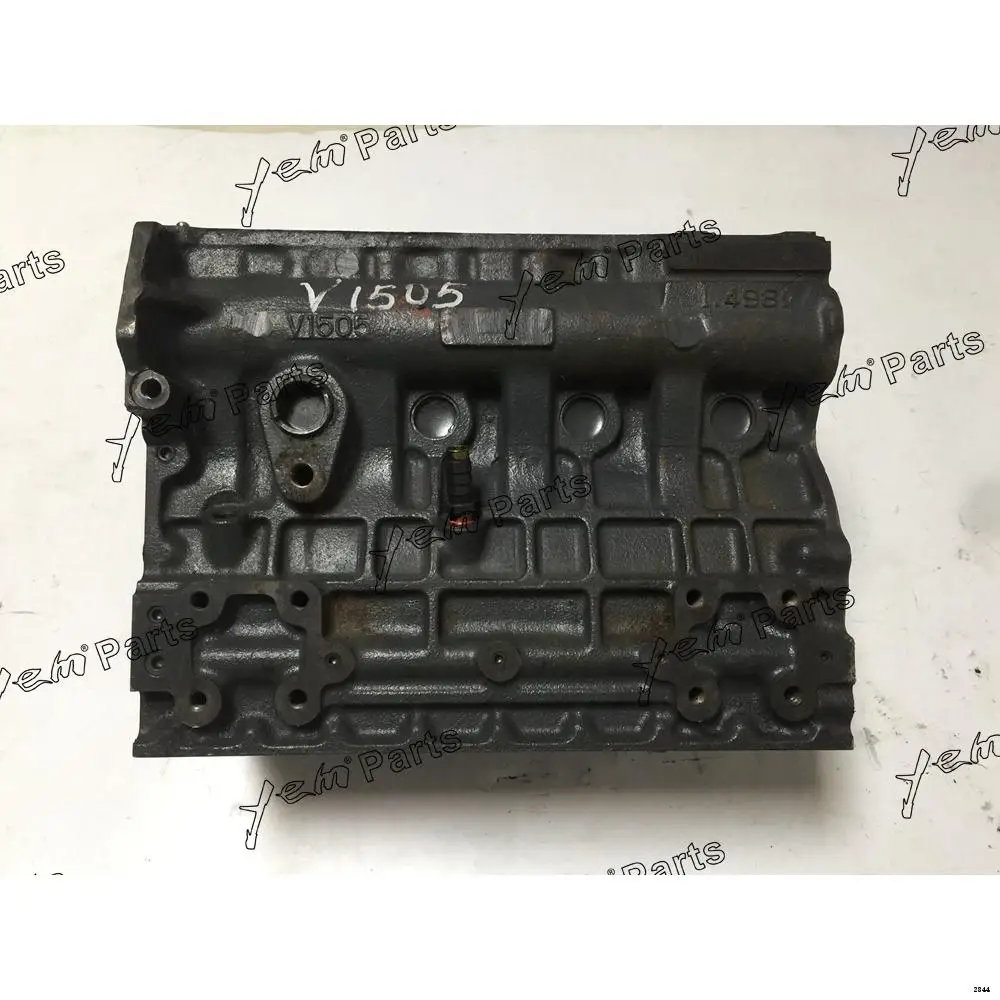 Cylinder Block Fit for Kubota V1505 Tractor Excavator Mowers Engine Repair Parts Kit