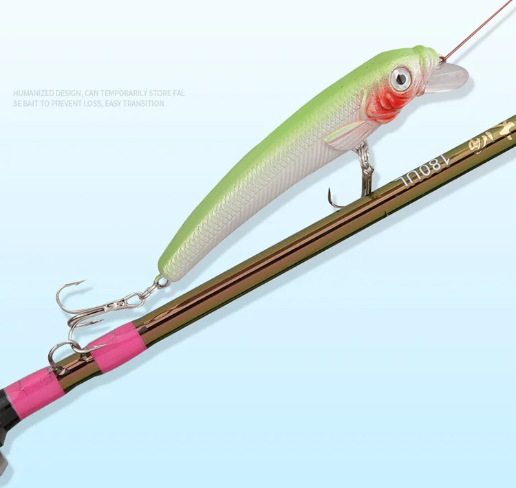 Colorful Ultra Light Fishing Rods Spinning Trout Rod 1.68m 1.8m 1.98m 2