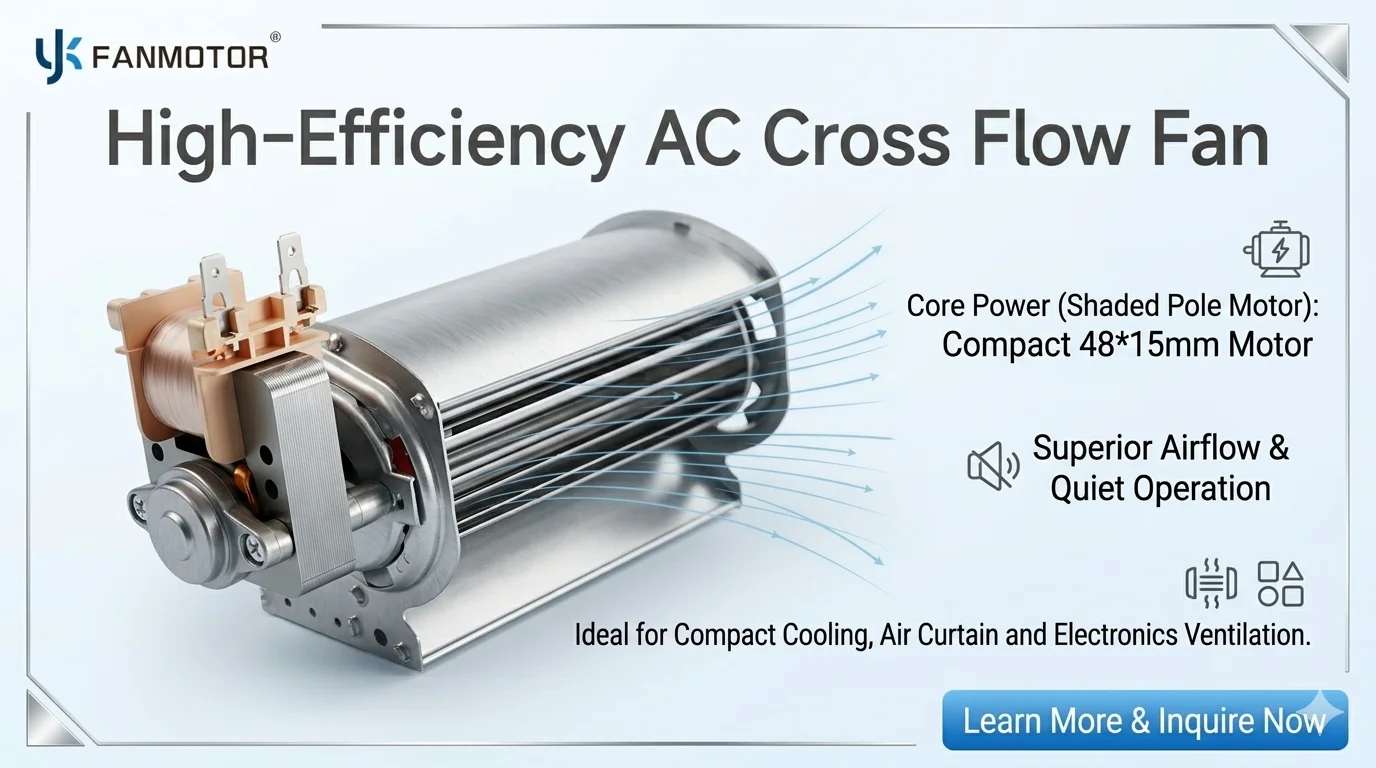 Cross Flow Fan, Tangential, 110V, 220V - detail 2