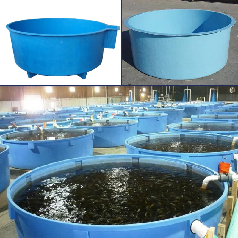 Крытые резервуары для выращивания креветок RAS / Внутренние резервуары для выращивания рыбы