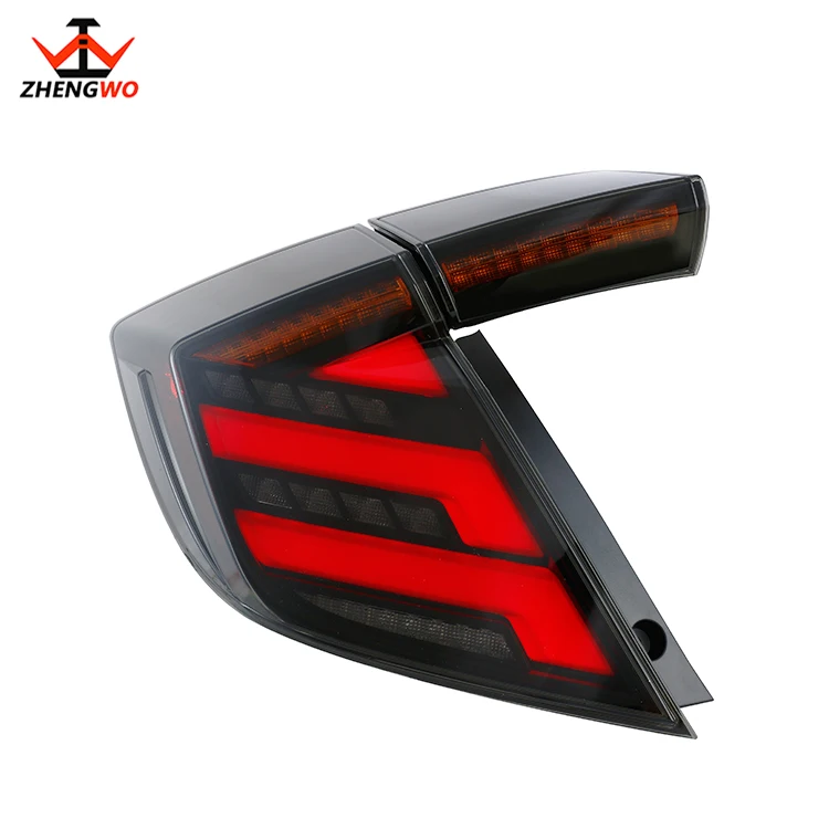 Zhengwo Factory Supply  LED Tail Light for Hondas Civics Hatchback Turn Yellow Light