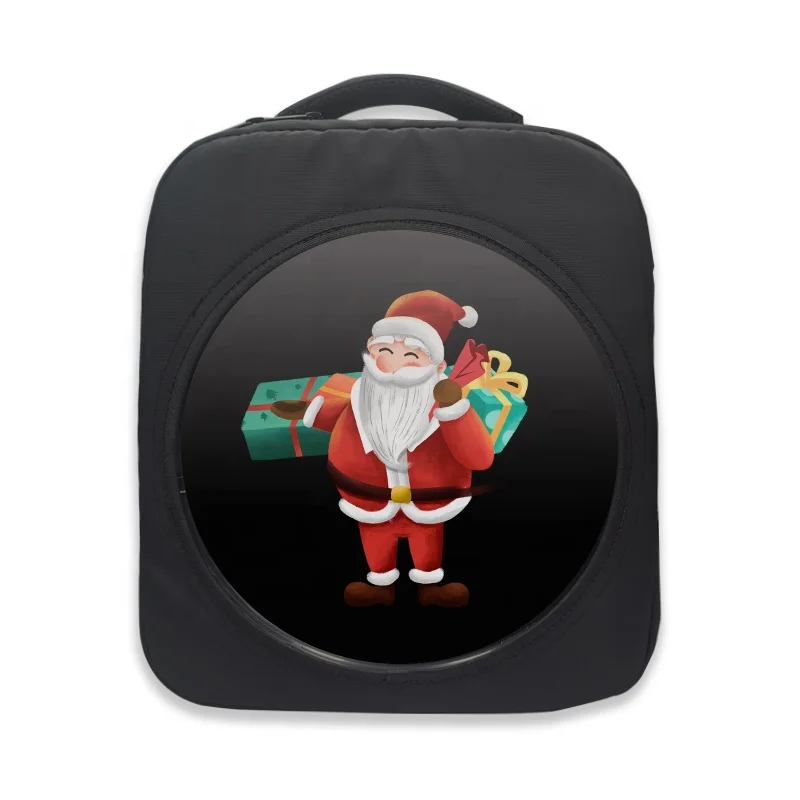 2024 WiFi Android Advertising Backpack 3D Hologram Fan with 30cm Fan for Equipment Promotion