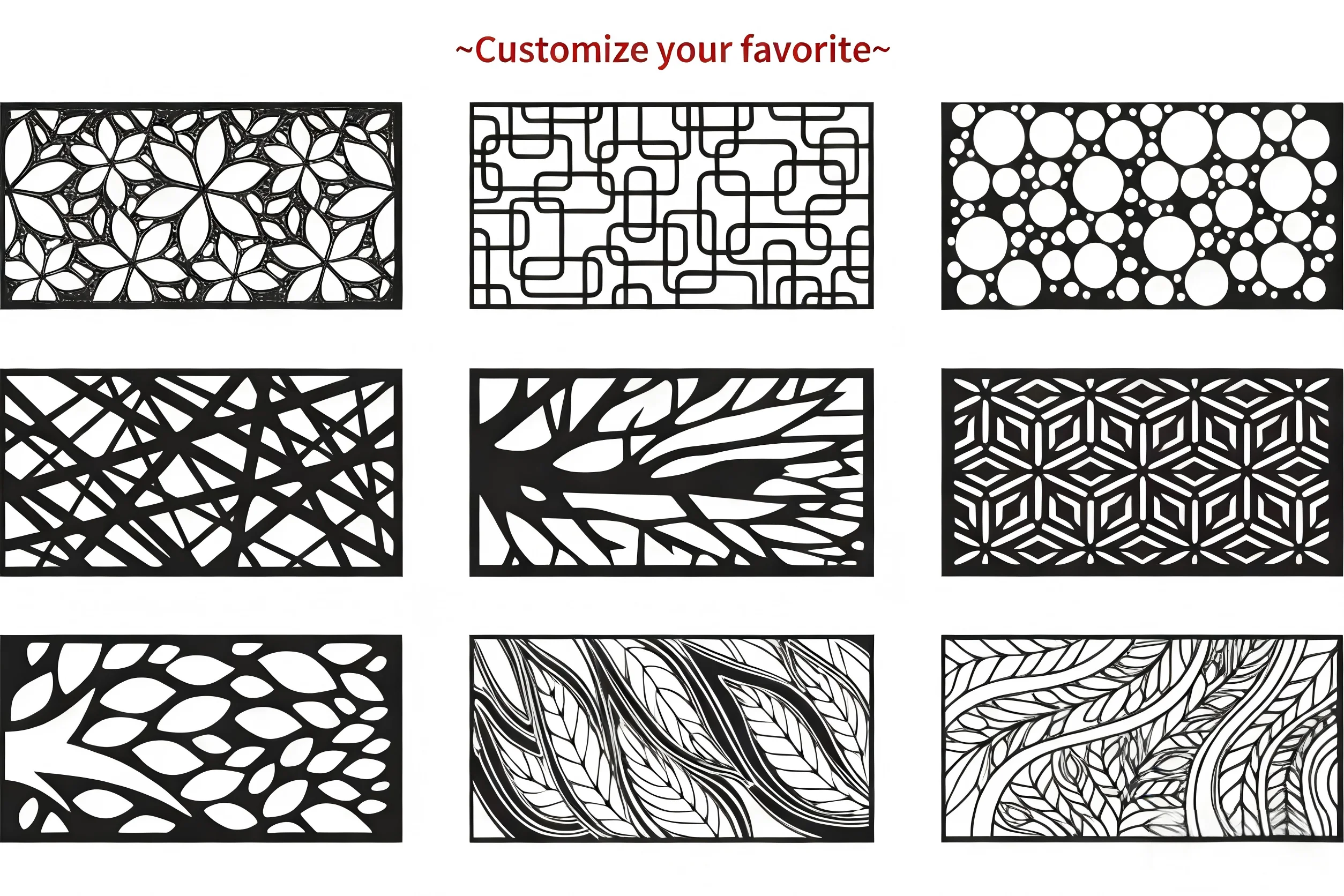 product decorative low carbon steel laser cut modern corrosion resistant eco friendly fence panels system gate aluminum boundary wall-7