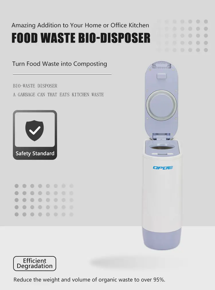 Smooth User Friendly Electric Small Countertop Compost Machine