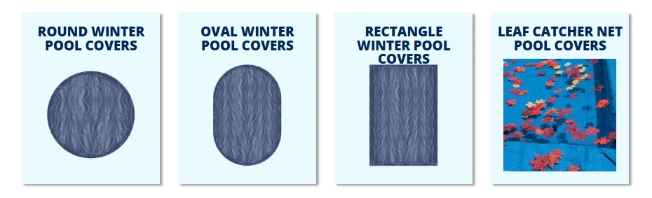 Custom Size Winter Swimming Pool Cover Heavy Gauge PE Tear-Resistant Wind & Snow Proof Free Shipping factory
