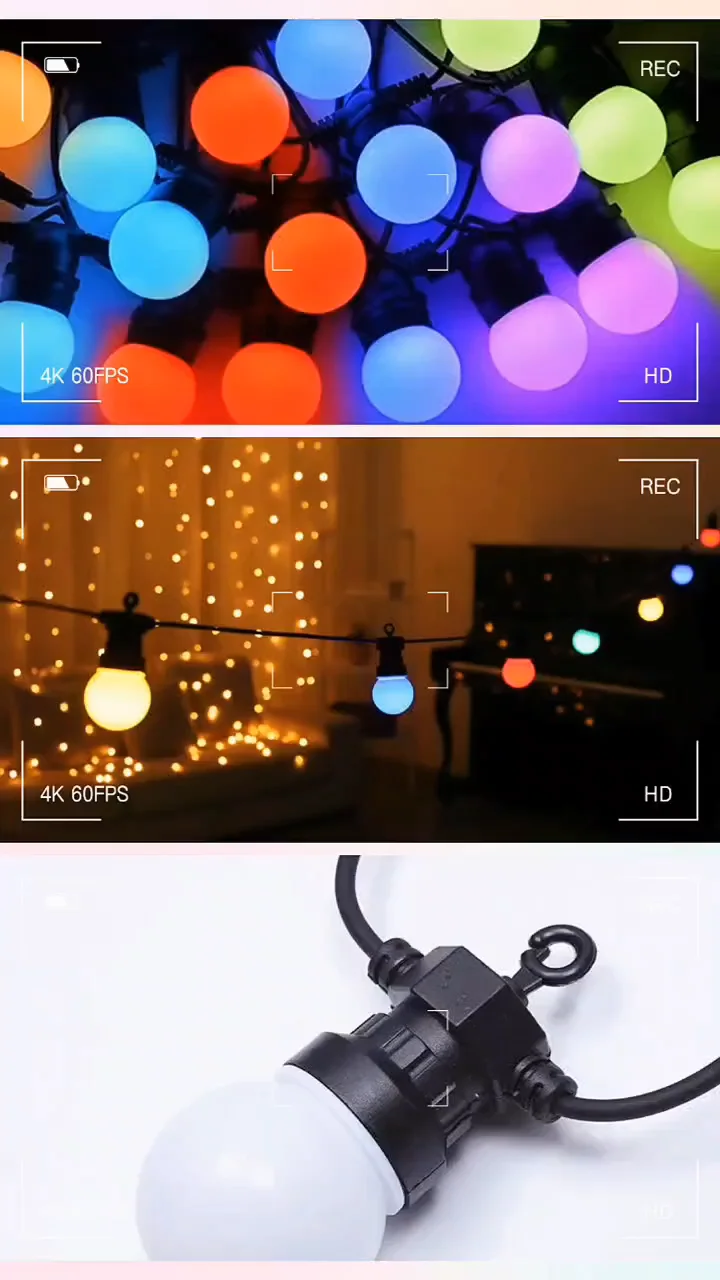 50mm 3d Ws2811 Addressable Pixel Bulb Milky Globe Type;dc12v/dc24v 30 ...