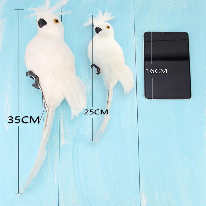 Цветные искусственные попугаи, украшение для дома и сада, искусственные попугаи