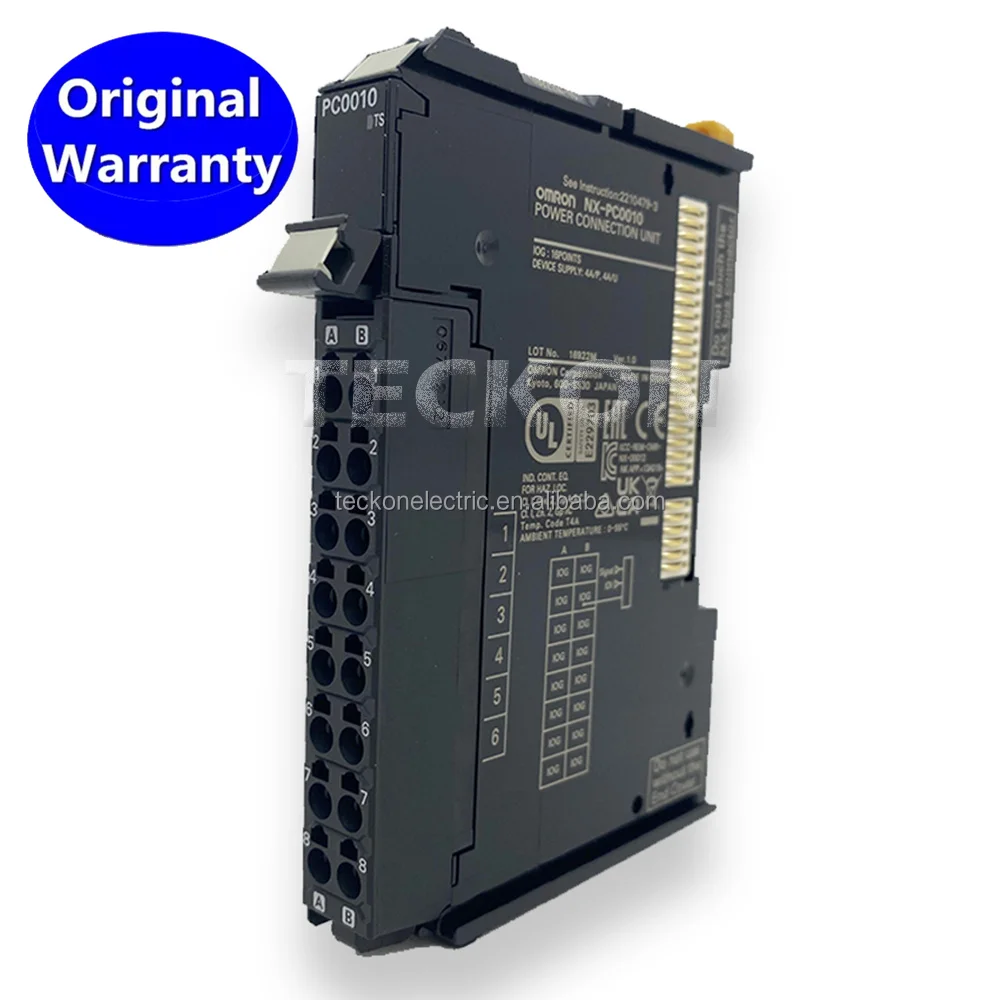 PLC nuevo y original Unidad de Conexión Fuente de Alimentación I/O NX PC0010 Serie NX NX-PC0010