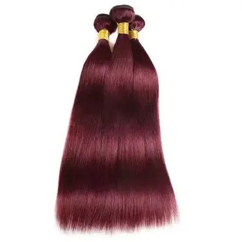 Best Human Hair Vendors Wigs Red Natural Full  Cuticle Aligned No Chemical Process No Tangle Long And Straight