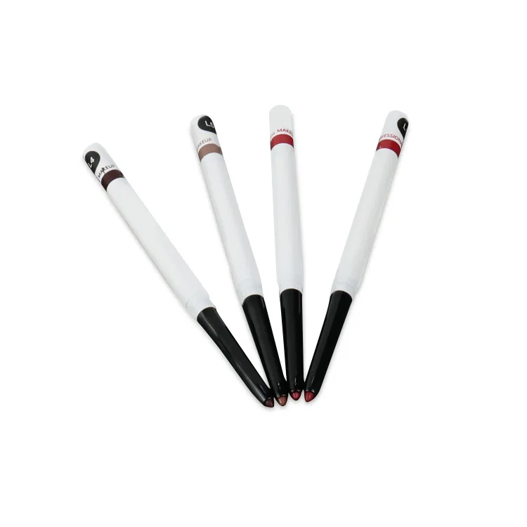 Muting Makeup Princess Private Label 15 Colors Lip Liner Vegan Nude Retractable Clear Waterproof Lip Liner