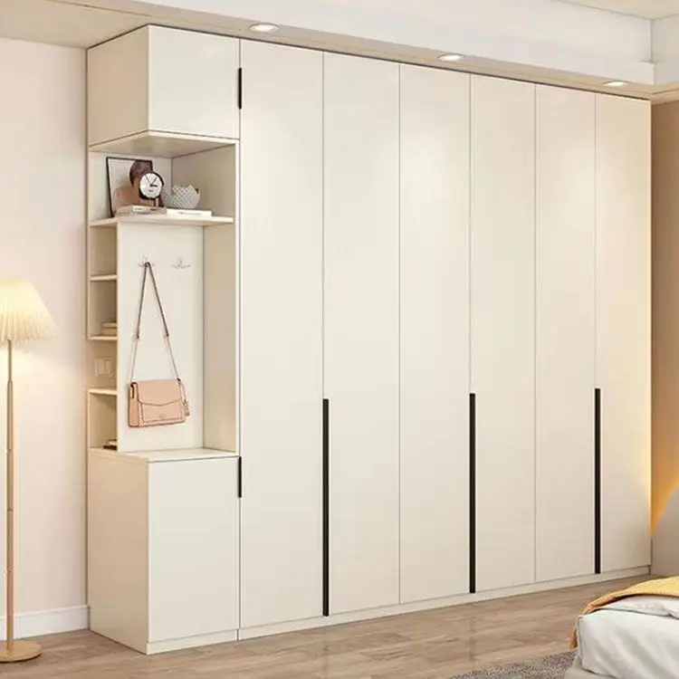 Sliding Door Modern Clothes White Cloth Cabinet Wardrobes Bedroom ...