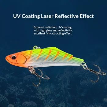 New Style Long-Cast ABS VIB Lure 70mm/155g Sea Fishing Tackle Bionic Snakehead Saltwater Fish Bait in Stock Wholesale – Hard Lure – view 4