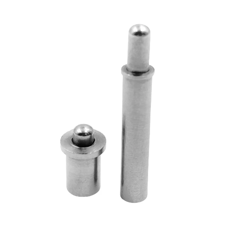 Short Type Micro Spring Plunger Pins with Flat Collar