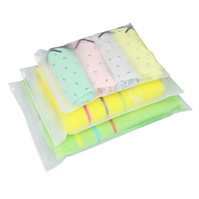 Customized zipper self-sealing bags for clothes, spot shopping malls, supermarkets, factories can be customized