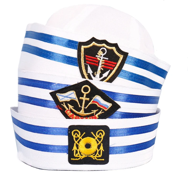Custom Navy Captain Hat Sea Scout Cap 