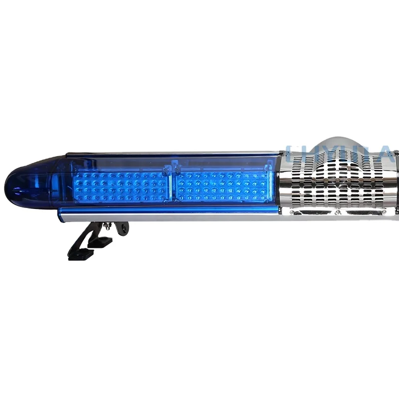 Blue Strobe Aurora Led Flashing Warning Ambulance Led Light bar for Emergency Vehicle with Siren Speaker 2023 Ambulance Siren