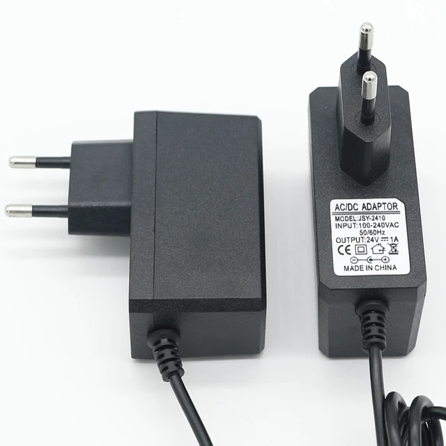 Electrical Manufacturer Adapter Pei Amp Wall Mount Power Adapter LED Switching Power Supply DC 24V1A 24W Plug in 24VDC Kingsyuan