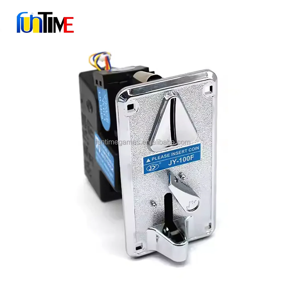 For Laundry Universal Faceplate Metal with Time Timer Control Box of Game Machine Selector JY-100F Coin Slot Acceptor