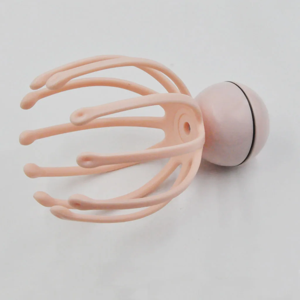 Automatic 10 Finger Rechargeable Smart Vibration Spider Head Massage Tool Electric Scalp Head Massager