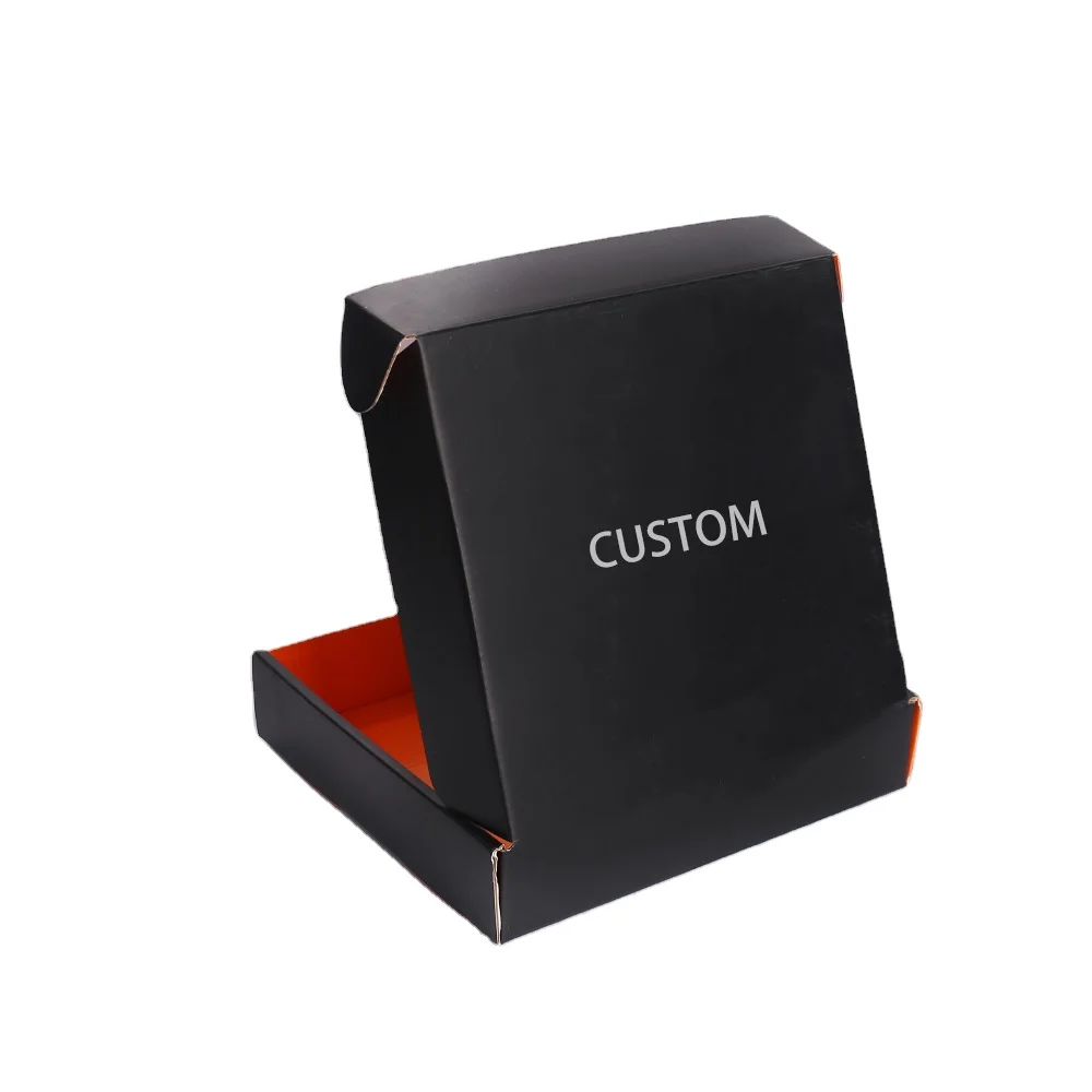 product custom corrugated cardboard folding mailer box embossed gold foil printed cloth packaging for skirts-6