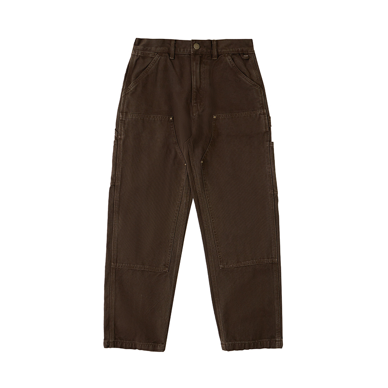 【SATIIIZ】Lanel Double Knee Carpenter Cotton Pants SATIIIZ】Lanel Double Knee Carpenter Cotton Pants (SATiiiZ