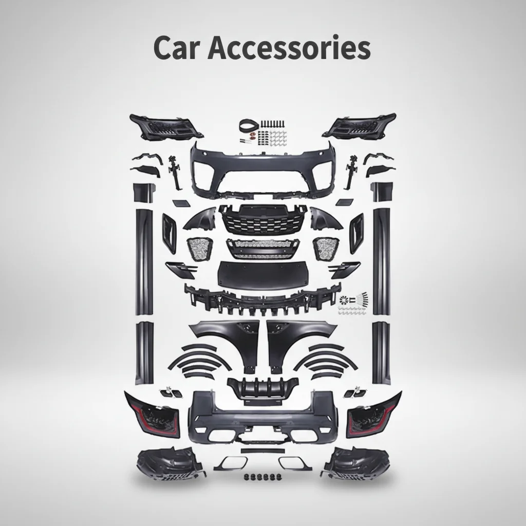 Hot Selling Black Support OEM Bodykit Facelift Car Accessories Auto Parts Body Kit for Land Rover Sport 2014 up Sport 2018 SVR