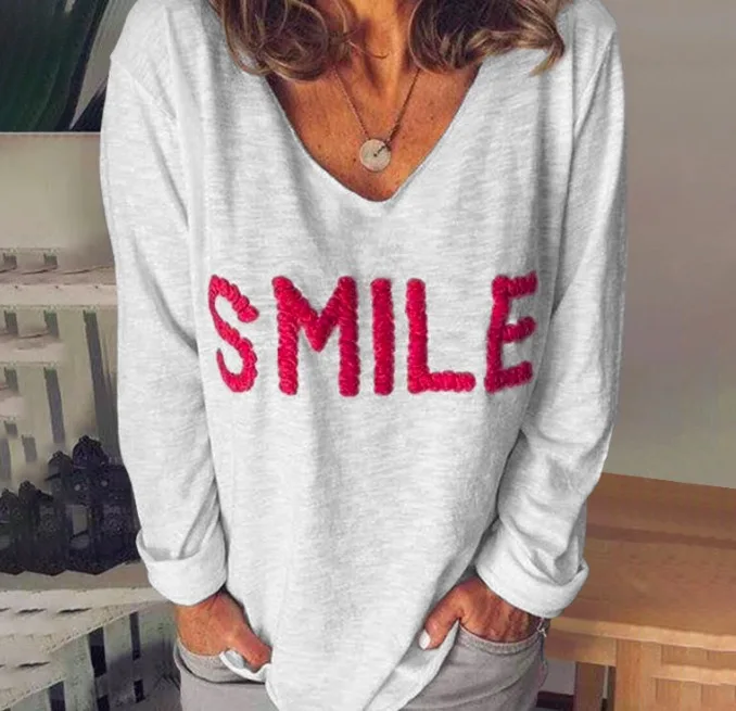 Camisetas De Manga Larga Con Cuello Redondo Y Túnica Para Mu Camisetas De Manga Larga Con Cuello Redondo Y Túnica Para Mu