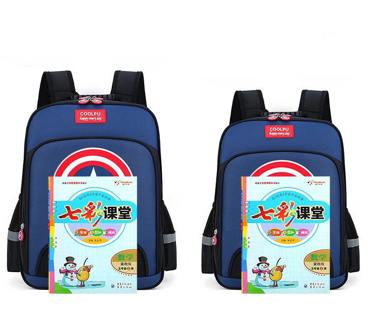 Waterproof Nylon School Bags Casual Backpack Set for Student Kit Student School Bag Backpack Boys Schoolbag Set