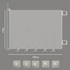180*78cm regular white-pet telescopic door rail