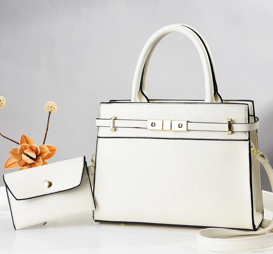 Classic Ladies Tote Handbag For Ladies Shoulder Custom Leather Bags