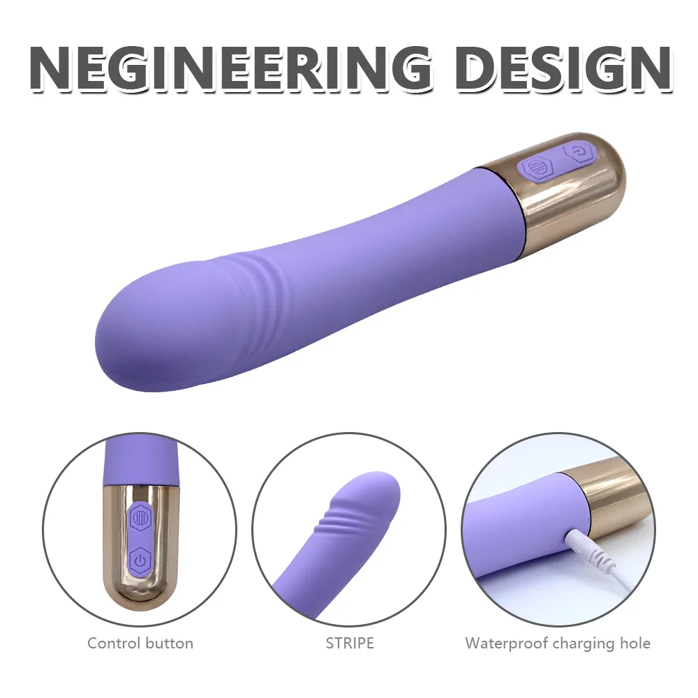 Pulse Retractable Multi-Frequency Vibrating Massager Girls G-spot Masturbator Adult Vibrator