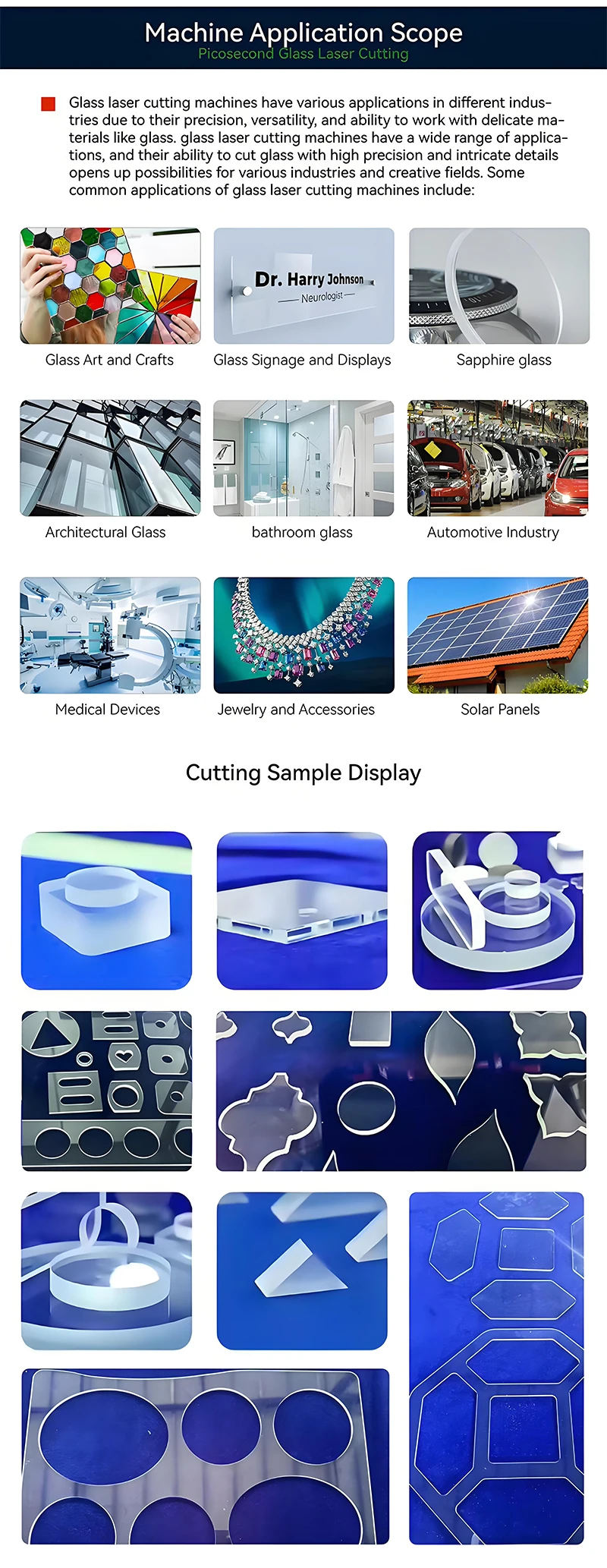 HIWIN Brand New Condition Automatic Focusing Infrared Picosecond Laser Glass Cutting Machine Visual Positioning Rubber BMP PLT