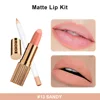 13 matte lipstick and lip liner set