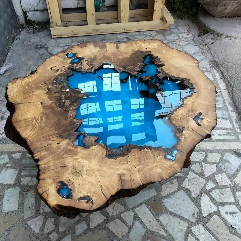Wholesale Deep Pour Epoxy Resin/Price Crystal Clear Liquid Epoxy Resin Set For Table Top/Coffee Table/Wood Table