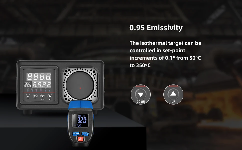 CEM BX-350 Portable Infrared Temperature Calibrator 350C