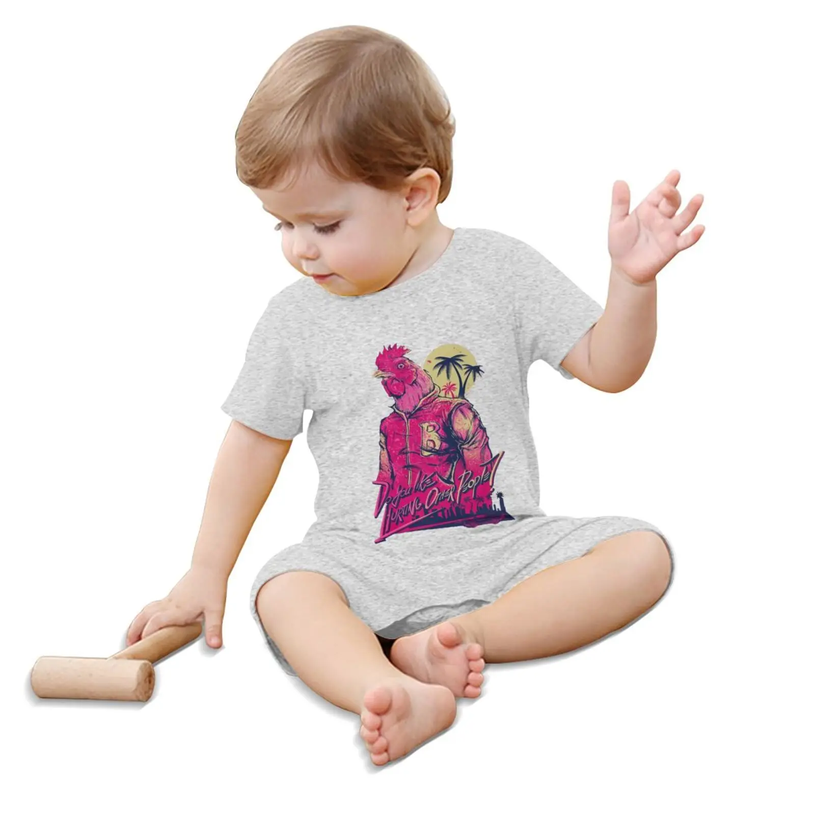 Baby Clothes Girl Boy Romper Hotline Miami Cock Easter Toddler Recien Nacido 0 Meses Outfit Meisjes Kleding Sleepwear Costume On Buy Bebe Cute Rompers Girl Custom Clothes 100 Cotton Plus Size Shorts