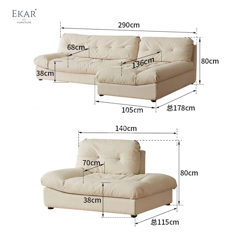 product new design ekar modern living room high density foam cloud sofa-68