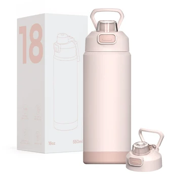 Customized Stainless Steel Vacuum Flask Water Bottle Insulated Sports Water Bottle For Hot And Cold Drinks with Leak-proof Lid