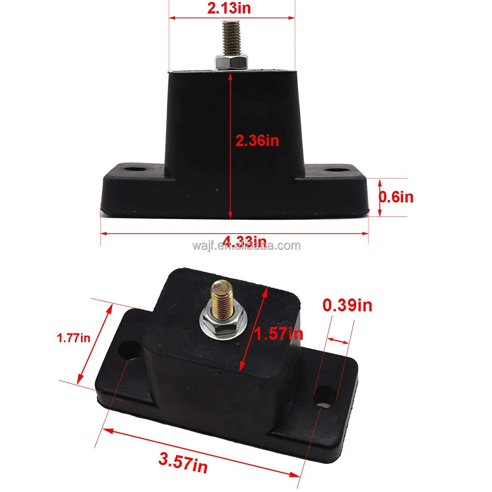 4 Pack Rubber Vibration Isolator, Anti-Vibration Air Conditioner Mounting Bracket Shock-Proof Pads Mounts for Outdoor Mini Split 4 Pack Rubber Vibration Isolator, Anti-Vibration Air Conditioner Mounting Bracket Shock-Proof Pads Mounts for Outdoor Mini Split