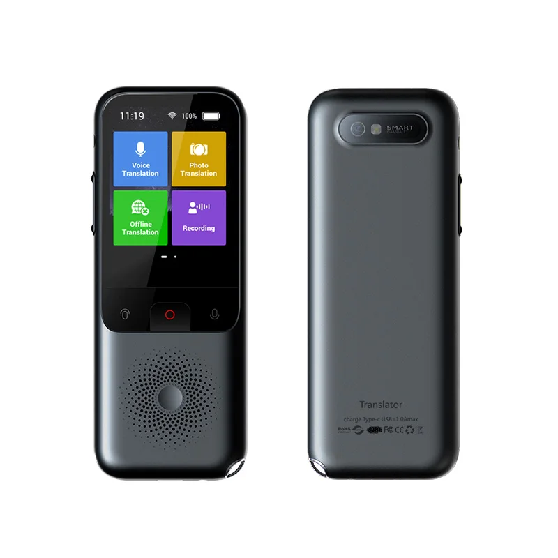 AI音声翻訳機　ミニトークT11 AI Translator Amazon.co.jp: Herilary MINITALK T11(ミニトーク T11)双方向翻